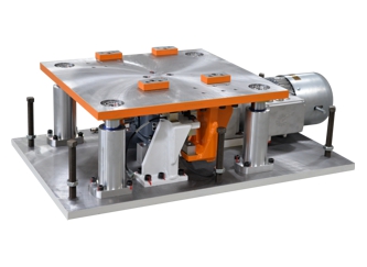 Custom Lift Tables available with pneumatic lockout units